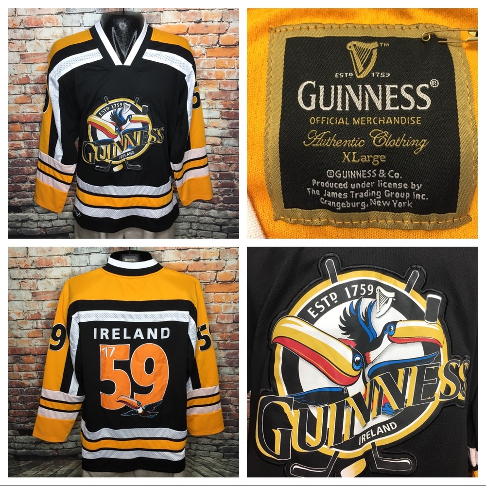 Guinness Ireland Hockey Toucan Jersey Shirt XL